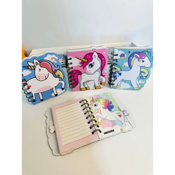 CADERNETA ANOTACAO 57FLS UNICORNIO VMP