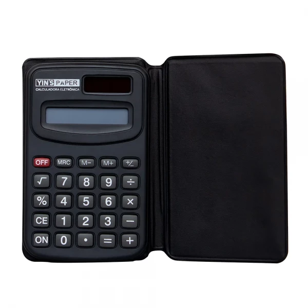 CALCULADORA BOLSO 08 DIGITOS BATERIA CAPA YINS