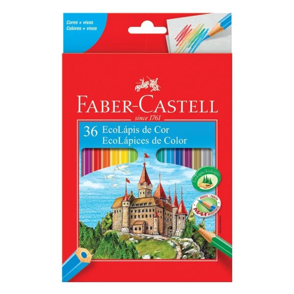 LAPIS DE COR 36 CORES FABER CASTELL