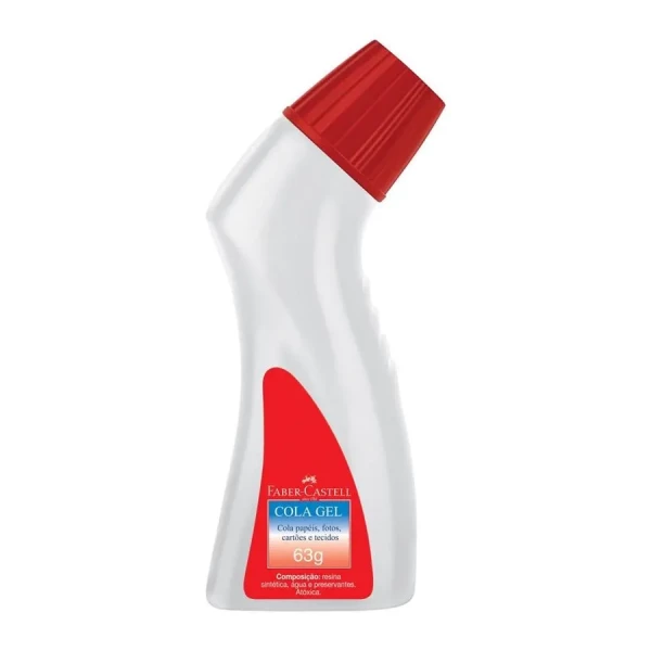 COLA GEL 63G FRASCO ERGONOMICO FABER CASTELL