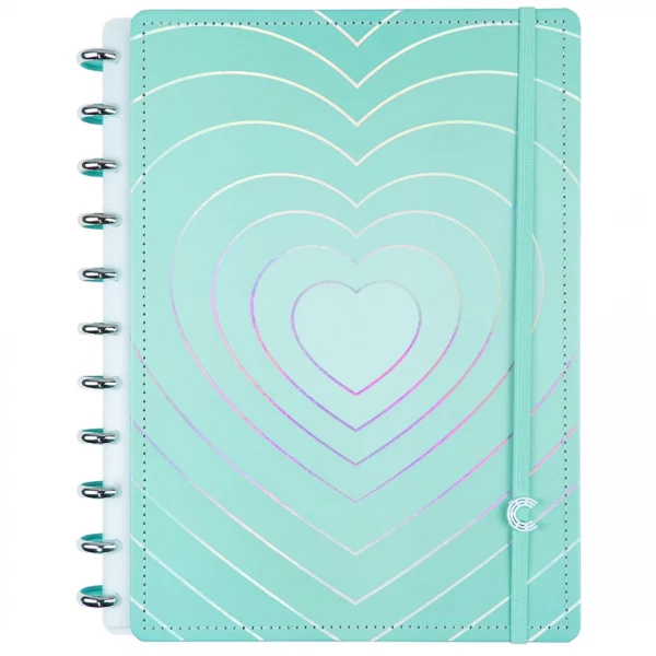 CADERNO INTELIGENTE TURQUOISE LOVE GRANDE CI