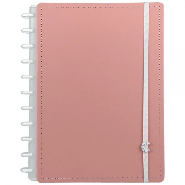 CADERNO INTELIGENTE ROSE PASTEL GRANDE CI