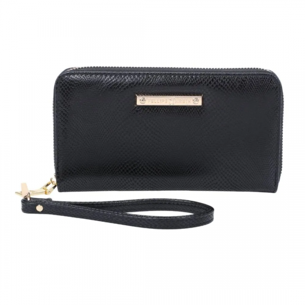 CARTEIRA ZIPER ALCA MAO SS23 FISH PRETO FK SESTINI