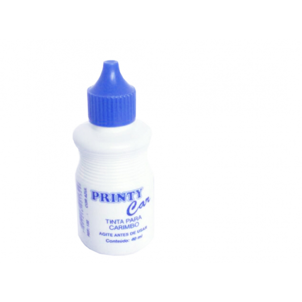 Tinta Carimbo 40ml Azul Printy Carbrink