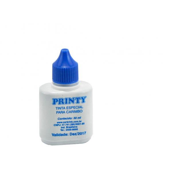 Tinta P/Carimbo Azul 30ml Carbrink