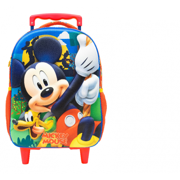 Mochila Rodinha Mickey Mouse Grande Xeryus