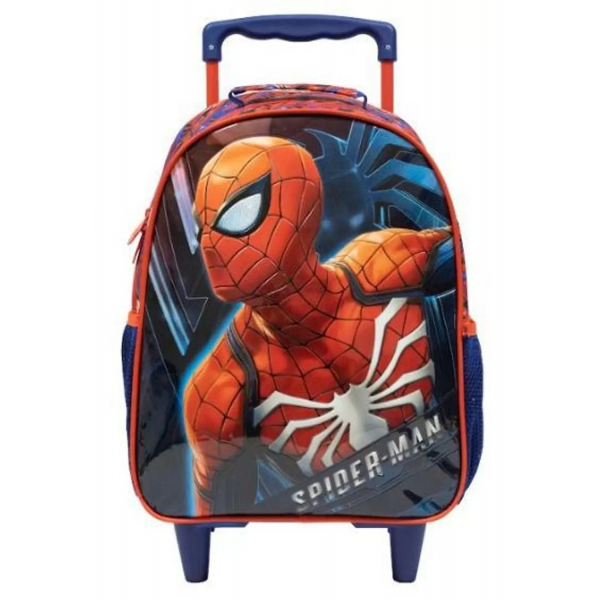 Mochila C/ Rodas 16 Spider Man R Xeryus