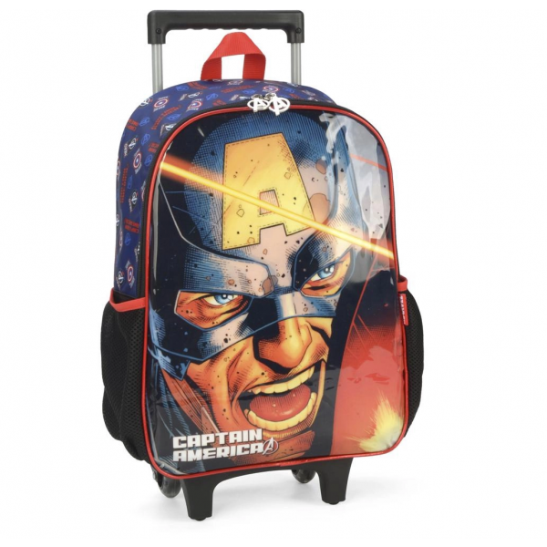 Mochila Rodinha Avengers Capitao America Luxcel