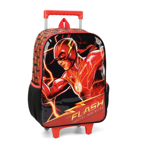 Mochila Rodinha The Flash Vermelho Luxcel