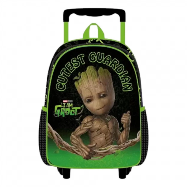 Mochila Rodinha Marvel I Am Groot Grande Xeryus