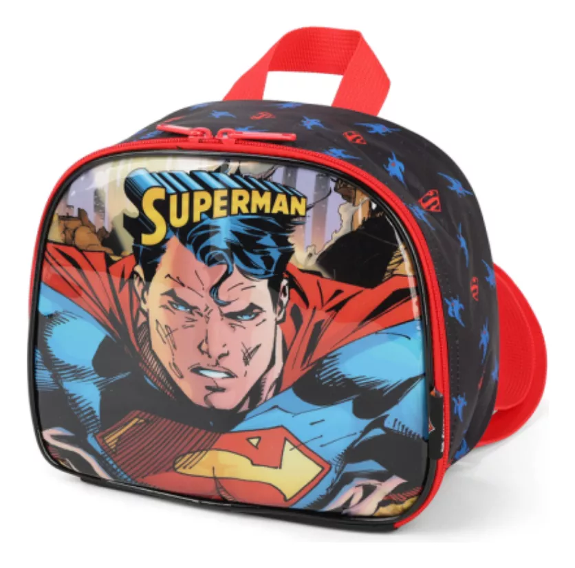 Lancheira Super Man Preto Luxcel